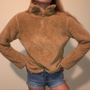 Fuzzy Half Zip